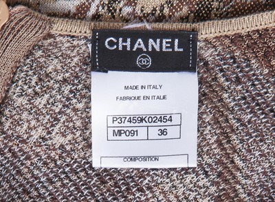 Lot 45 - A Chanel by Karl Lagerfeld knitted jersey dress, circa 2010