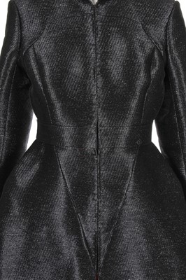 Lot 36 - A Chanel by Karl Lagerfeld black lamé coat, 'Paris-Shanghai' collection, Métiers d'Art, Pre-Fall 2010