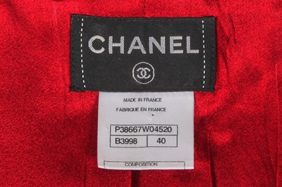 Lot 36 - A Chanel by Karl Lagerfeld black lamé coat, 'Paris-Shanghai' collection, Métiers d'Art, Pre-Fall 2010