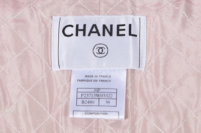 Lot 68 - A Chanel by Karl Lagerfeld cotton and silk tweed three-piece suit, Spring-Summer 2004