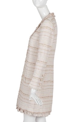 Lot 68 - A Chanel by Karl Lagerfeld cotton and silk tweed three-piece suit, Spring-Summer 2004