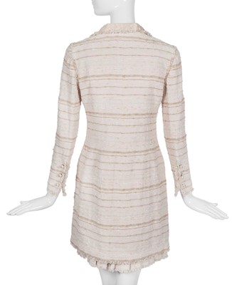 Lot 68 - A Chanel by Karl Lagerfeld cotton and silk tweed three-piece suit, Spring-Summer 2004