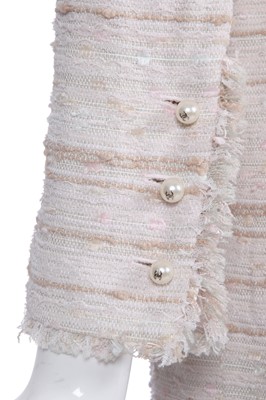Lot 68 - A Chanel by Karl Lagerfeld cotton and silk tweed three-piece suit, Spring-Summer 2004