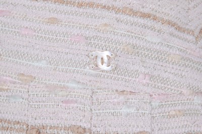 Lot 68 - A Chanel by Karl Lagerfeld cotton and silk tweed three-piece suit, Spring-Summer 2004