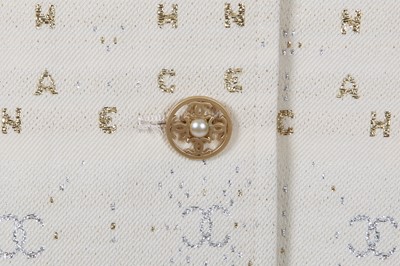 Lot 70 - A Chanel by Karl Lagerfeld cream wool blend coat, Autumn-Winter 2001-02
