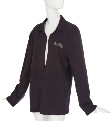 Lot 57 - A Chanel by Karl Lagerfeld men's navy blue jersey jacket, Spring-Summer 2007