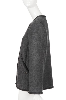 Lot 11 - A Chanel by Karl Lagerfeld grey tweed jacket, 'Paris-Salzburg' collection, Métiers d'Art, Pre-Fall 2015