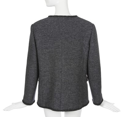 Lot 11 - A Chanel by Karl Lagerfeld grey tweed jacket, 'Paris-Salzburg' collection, Métiers d'Art, Pre-Fall 2015