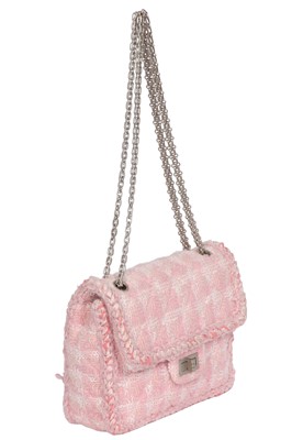 Lot 15 - A Chanel by Karl Lagerfeld pink fantasy tweed 2.55 flap bag, 'Supermarket' collection, Autumn-Winter 2014-15
