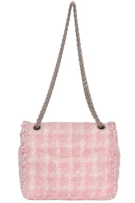 Lot 15 - A Chanel by Karl Lagerfeld pink fantasy tweed 2.55 flap bag, 'Supermarket' collection, Autumn-Winter 2014-15