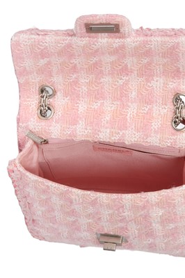Lot 15 - A Chanel by Karl Lagerfeld pink fantasy tweed 2.55 flap bag, 'Supermarket' collection, Autumn-Winter 2014-15