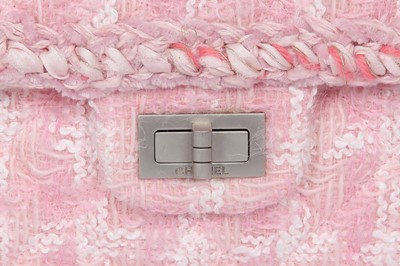 Lot 15 - A Chanel by Karl Lagerfeld pink fantasy tweed 2.55 flap bag, 'Supermarket' collection, Autumn-Winter 2014-15