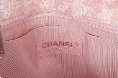 Lot 15 - A Chanel by Karl Lagerfeld pink fantasy tweed 2.55 flap bag, 'Supermarket' collection, Autumn-Winter 2014-15
