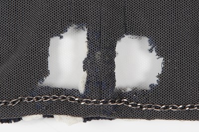 Lot 31 - A Chanel by Karl Lagerfeld blue fantasy tweed jacket, Spring-Summer 2011