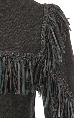 Lot 22 - A Chanel by Karl Lagerfeld black wool jacket, 'Paris-Dallas' collection, Métiers d'Art, Pre-Fall 2014