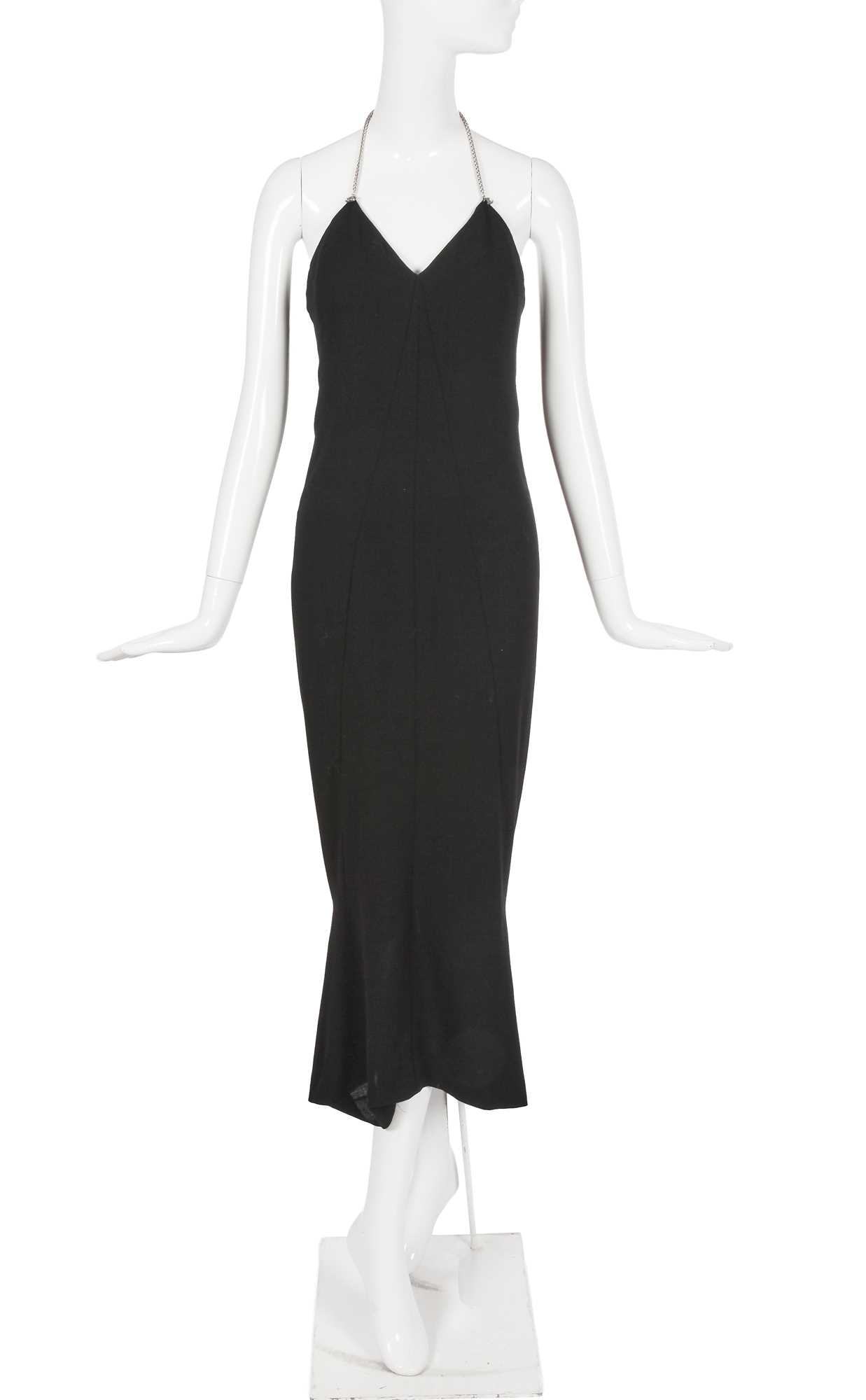 Lot 75 - A Chanel by Karl Lagerfeld black crêpe cocktail dress, Spring-Summer 1998
