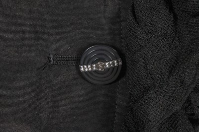 Lot 61 - A Chanel by Karl Lagerfeld black silk faille coat, 'Paris-New York' collection, Métiers d'Art, Pre-Fall 2006