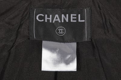 Lot 61 - A Chanel by Karl Lagerfeld black silk faille coat, 'Paris-New York' collection, Métiers d'Art, Pre-Fall 2006