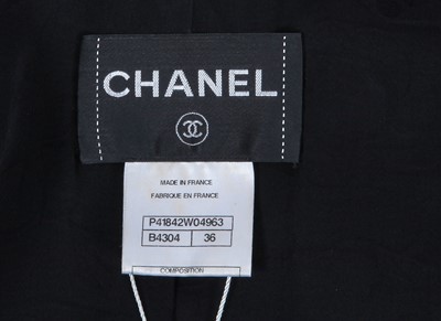 Lot 34 - A Chanel by Karl Lagerfeld black lambskin jacket, circa 2011