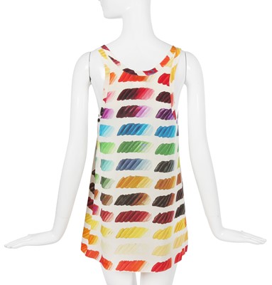 Lot 23 - A Chanel by Karl Lagerfeld printed silk sleeveless top, Spring-Summer 2014