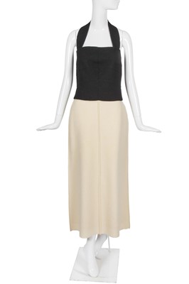 Lot 72 - A Chanel by Karl Lagerfeld black and cream bouclé wool ensemble, Autumn-Winter 1999-2000