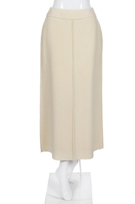 Lot 72 - A Chanel by Karl Lagerfeld black and cream bouclé wool ensemble, Autumn-Winter 1999-2000