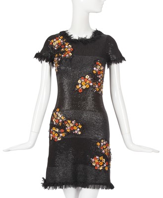 Lot 58 - A Chanel by Karl Lagerfeld embellished black wool dress, 'Paris-Monte Carlo' collection, Métiers d'Art, Pre-Fall 2007