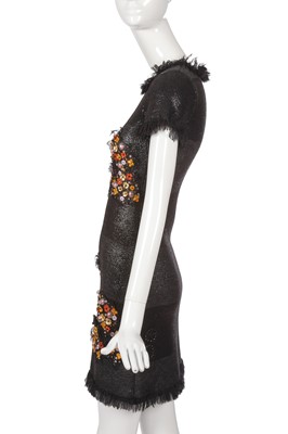 Lot 58 - A Chanel by Karl Lagerfeld embellished black wool dress, 'Paris-Monte Carlo' collection, Métiers d'Art, Pre-Fall 2007