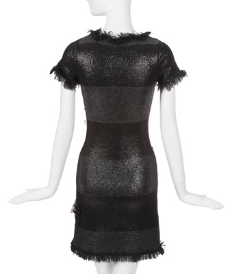 Lot 58 - A Chanel by Karl Lagerfeld embellished black wool dress, 'Paris-Monte Carlo' collection, Métiers d'Art, Pre-Fall 2007