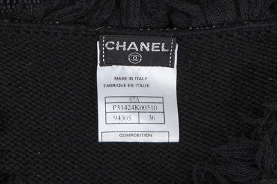 Lot 58 - A Chanel by Karl Lagerfeld embellished black wool dress, 'Paris-Monte Carlo' collection, Métiers d'Art, Pre-Fall 2007