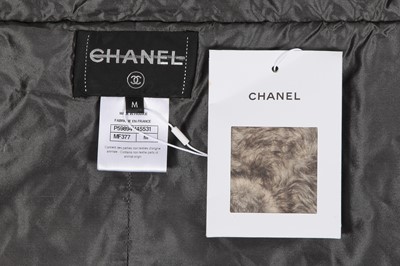 Lot 1 - A Chanel by Karl Lagerfeld faux fur and feather cape, Autumn-Winter 2018-19
