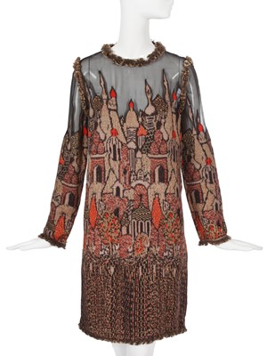 Lot 50 - A Chanel by Karl Lagerfeld knitted wool dress, 'Paris-Moscou' collection, Métiers d'Art, Pre-Fall 2009