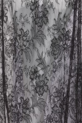 Lot 57 - A Madonna-worn Francesco Scognamiglio black lace evening dress, Pre-Fall 2011