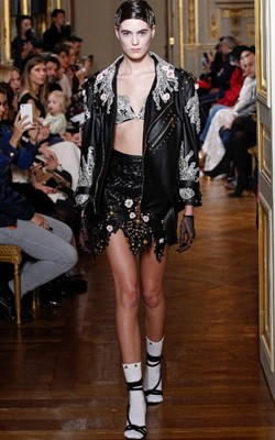 Lot 62 - A Nicki Minaj-worn Francesco Scognamiglio haute couture embellished leather ensemble, Spring-Summer 2017