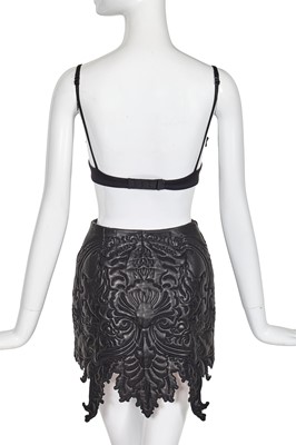 Lot 62 - A Nicki Minaj-worn Francesco Scognamiglio haute couture embellished leather ensemble, Spring-Summer 2017