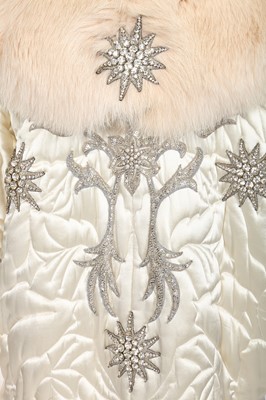 Lot 64 - A Nicki Minaj-worn Francesco Scognamiglio haute couture embellished fur and satin coat, Autumn-Winter 2017-18
