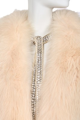 Lot 64 - A Nicki Minaj-worn Francesco Scognamiglio haute couture embellished fur and satin coat, Autumn-Winter 2017-18
