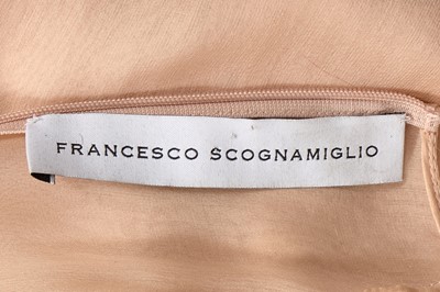 Lot 65 - A Lady Gaga-worn Francesco Scognamiglio peach organza and fur ensemble, Autumn-Winter 2017-18