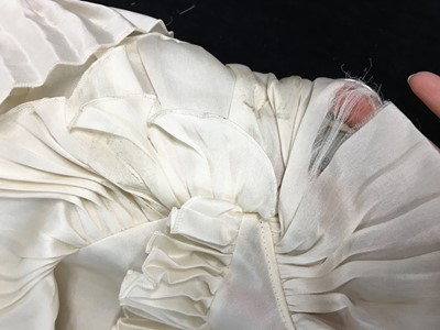Lot 60 - An Emma Watson-worn Francesco Scognamiglio haute couture ivory organza evening gown, Autumn-Winter 2016-17