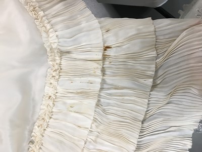 Lot 60 - An Emma Watson-worn Francesco Scognamiglio haute couture ivory organza evening gown, Autumn-Winter 2016-17