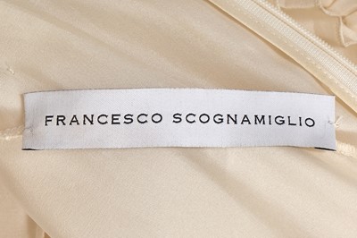 Lot 60 - An Emma Watson-worn Francesco Scognamiglio haute couture ivory organza evening gown, Autumn-Winter 2016-17