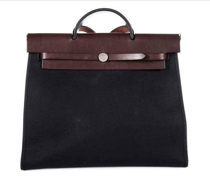 Lot 37 - Louise Wilson's Hermès Herbag, modern, of...