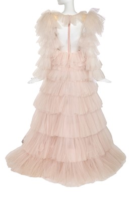 Lot 68 - An Elle Fanning-worn Francesco Scognamiglio haute couture pale pink tulle gown, Autumn-Winter 2019-20