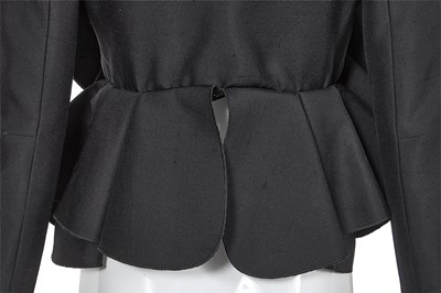 Lot 58 - A Lady Gaga-worn Francesco Scognamiglio black raw silk jacket, Spring-Summer 2012