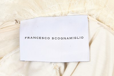 Lot 67 - A Francesco Scognamiglio haute couture white lace cocktail dress, Spring-Summer 2019