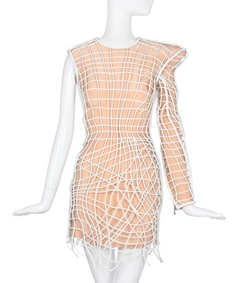 Lot 165 - A Balmain by Olivier Rousteing lattice 'cage' dress, Spring-Summer 2019