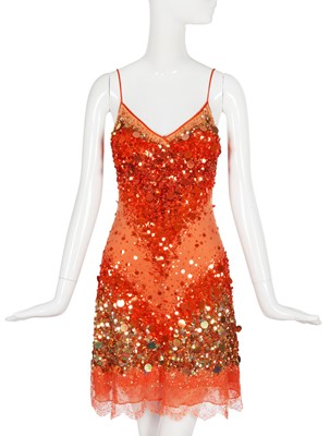 Lot 137 - A Dolce & Gabbana sequined mini dress, circa 2005