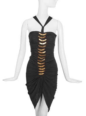 Lot 109 - A Gucci by Tom Ford black silk cocktail dress, 2004