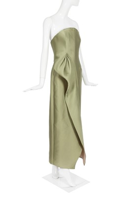 Lot 153 - A Giorgio Armani pale green zibeline sheath, Spring-Summer 2012