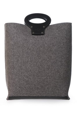 Lot 43 - Louise Wilson's Louis Vuitton grey felt and...